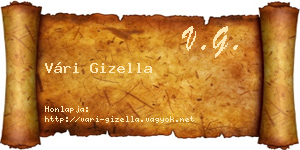 Vári Gizella névjegykártya